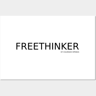 FREETHINKER cs SANS BLOCK-0 Posters and Art